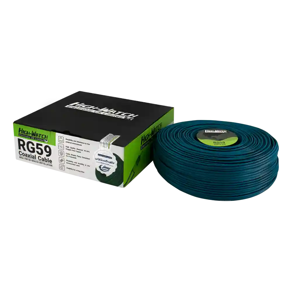کابل RG59 کواکسیال Highwatch متراژ 150 متر